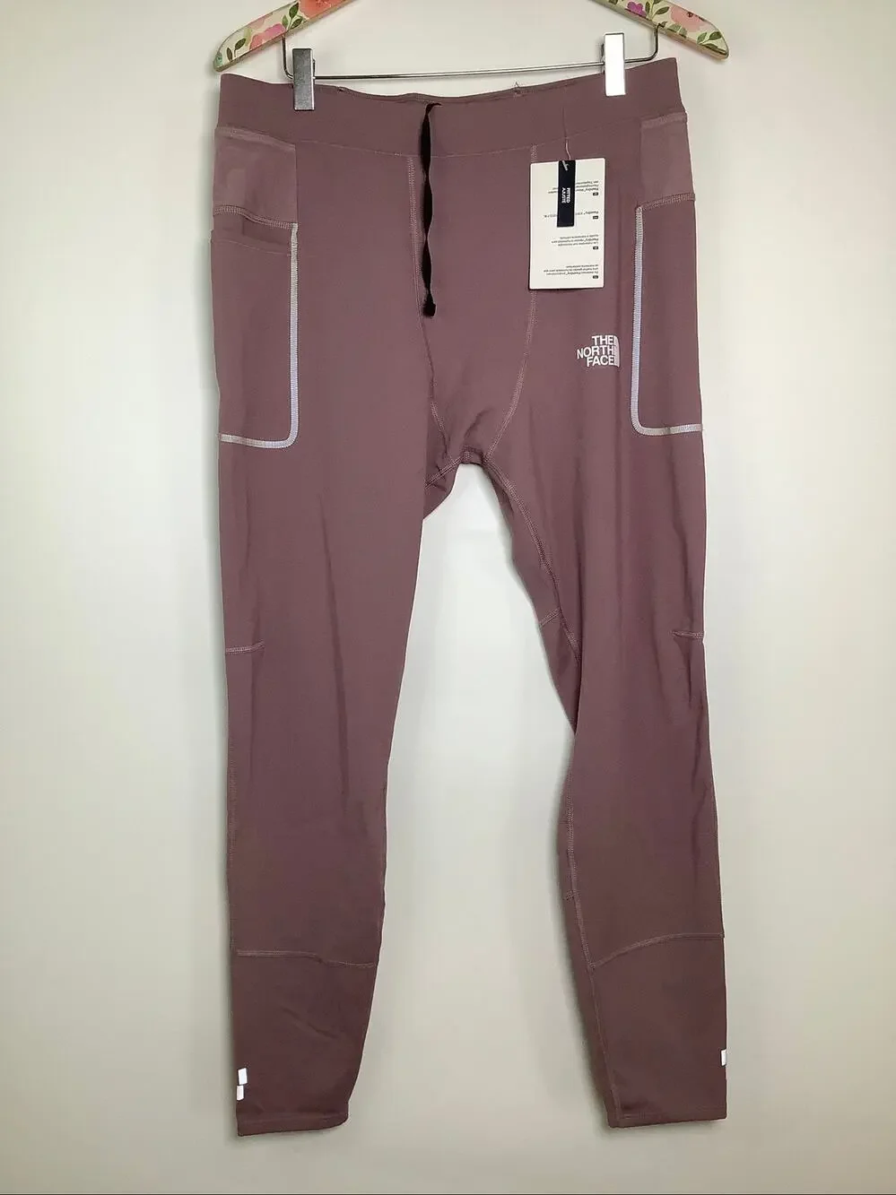 The North Face Men's Large Pink Winter Warm Pro Tights Athleisure Active V7-11